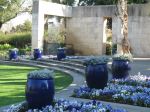 Blue Clay Pots In Mimi Garden