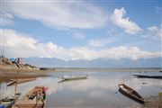Relationship Between Boat And Sea At Kashmir