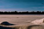 Frozen Snowy Lake