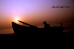Sunset Fresh Morning  And Fisher Man
