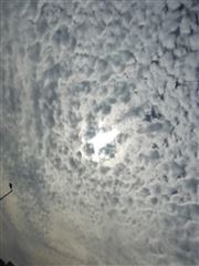 Circular Clouds Hiding The Sun