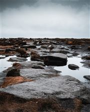 Rock-Scape At Higger Tor In The Peak District