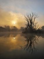 Sunrise Over The Savica Pond