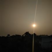 Sun With Its Solar Flame