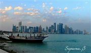 Dhow Boat N Doha Skylines!!!