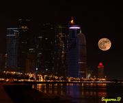 Doha On A Full Moon Night!!