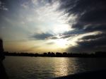 Sunset With River