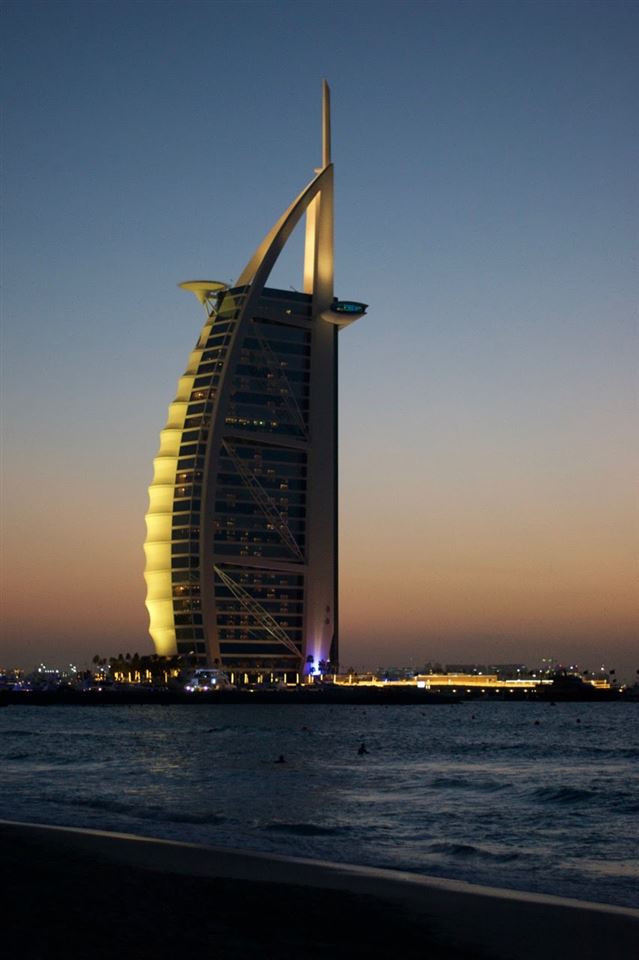 The view of Burj Al Arab hotel 