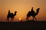 Sunset At Thar Desert Rajasthan 