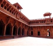 The Interior Of Agra Fort 