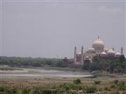 View Of Taj Mahal From Agra Fort 