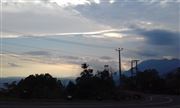 Sun Set Behind Montains