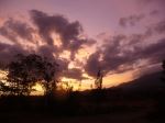 Sun Set In The Plains Of Africa