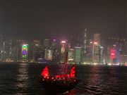 Hong Kong Skyline By Night 