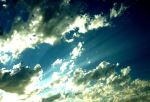 Sunrays At Sunset