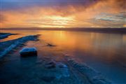Sunset Over The Salts