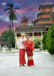 Mon Cluture Wedding And U Na Oak Temple