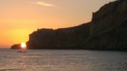 Sunset In Nazare