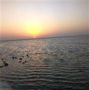 Sunset At Whitedesert Meets With Sea(Bhuj-India)