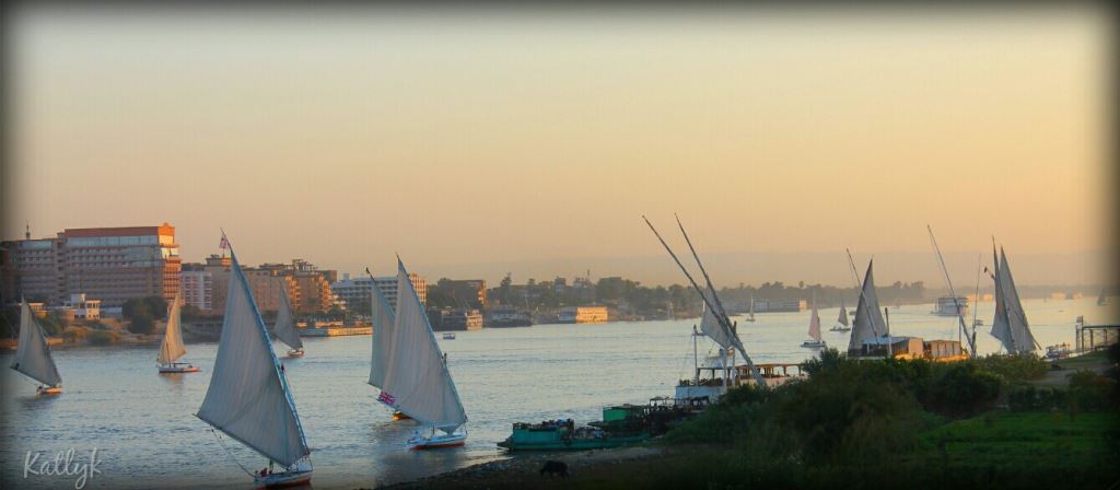 The Nile At Sunset