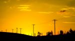 Sunset Along The Telephone Way