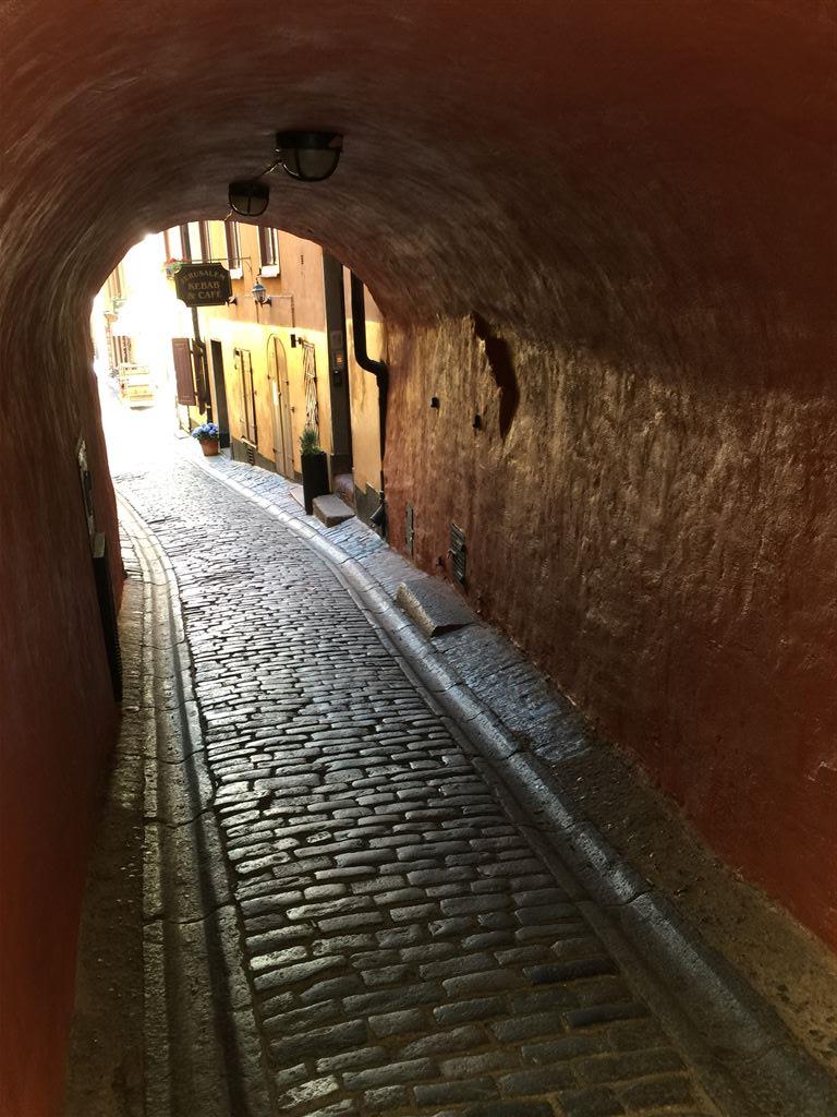 A Tunnel In The Old Town Of Gamla Stan