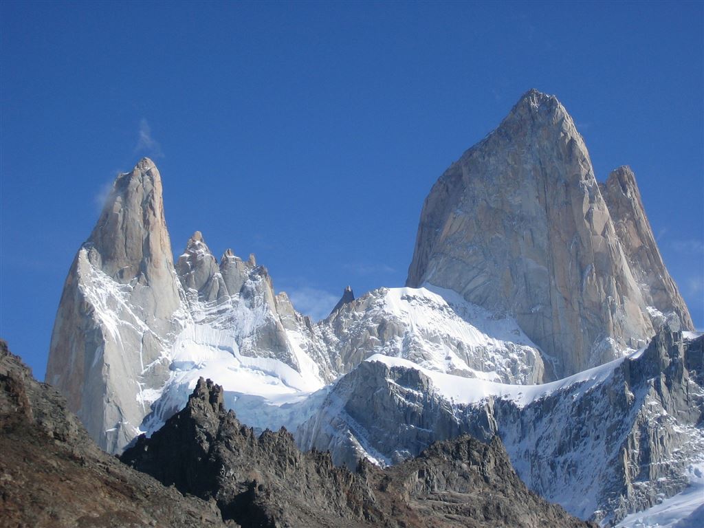 Fitz Roy and Aguja Poincenot