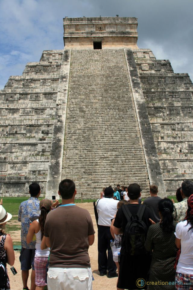 Chichen Itza From The Front