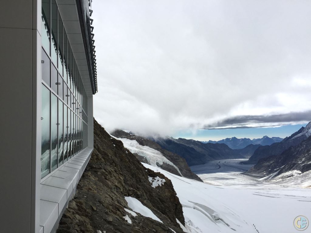 View from the Jungfraujoch Observatory