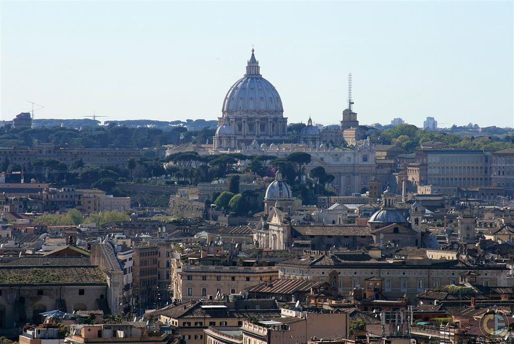 St. Peter's Basilica from a Distance.