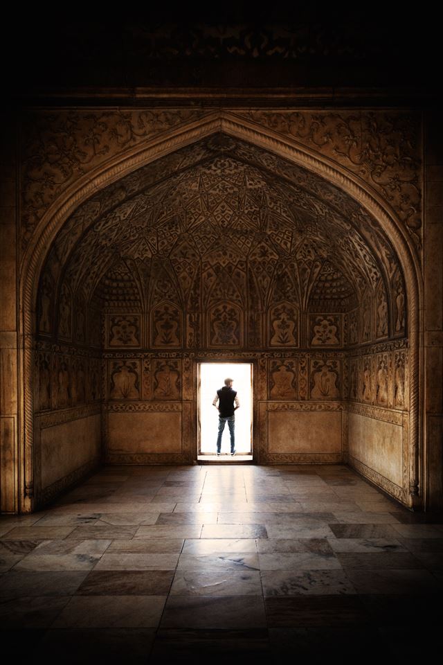 View of Tajmahal From Agra Fort