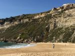 Nazare Beach And Cliffs