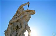 Altare Della Patria Statue And Light
