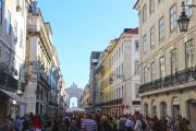 Augusta Street In Lisbon