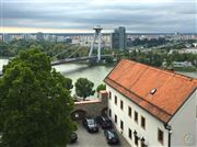 Bratislava Vantage Point With Bridge