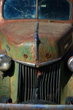 Cool Green Rusted Old Car
