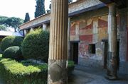 Courtyard Of An Ancient Pompeii Residence