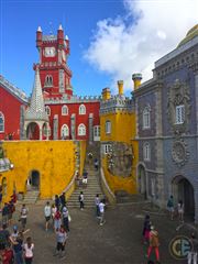Crowds At Pena Palace