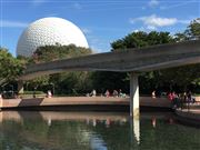 Disney World With Spaceship Earth In Background