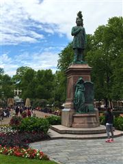 Downtown Helsinki Statue