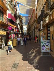 Downtown Seville Spain Decorated