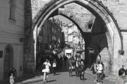Entrance To Mala Strana (Black And White)
