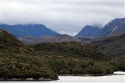 Foggy Southern Argentina Landscape