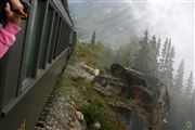 Foggy Yukon Train Ride