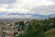 Granada And Alhambra Perspective