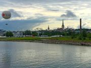 Hot Air Balloon Over Tallinn