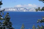Lake Tahoe Framed By Trees