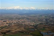 Milan And The Alps In The Background