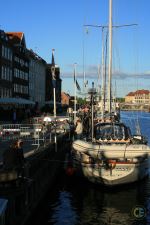 Nyhavn Waterfront  Boat Closeup