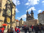 Old Town Square And Prague Astronomical Clock